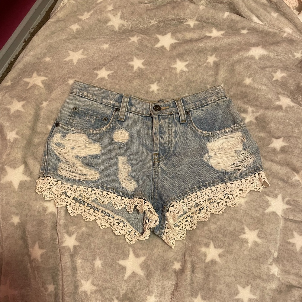 LF Carmar Lace Trim Shorts